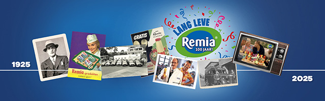 Remia bestaat 100 jaar! En dat betekent feest! | 1925 - 2025